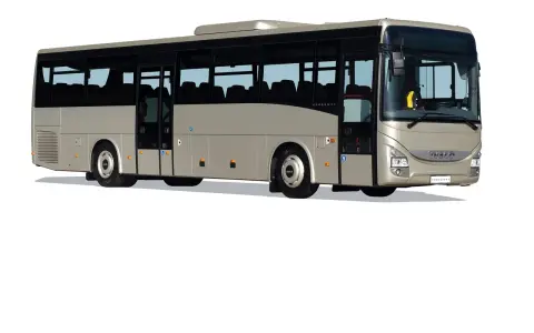 Autobus Iveco Crossway, idéal pour les voyages. Découvrez sa fiche technique.