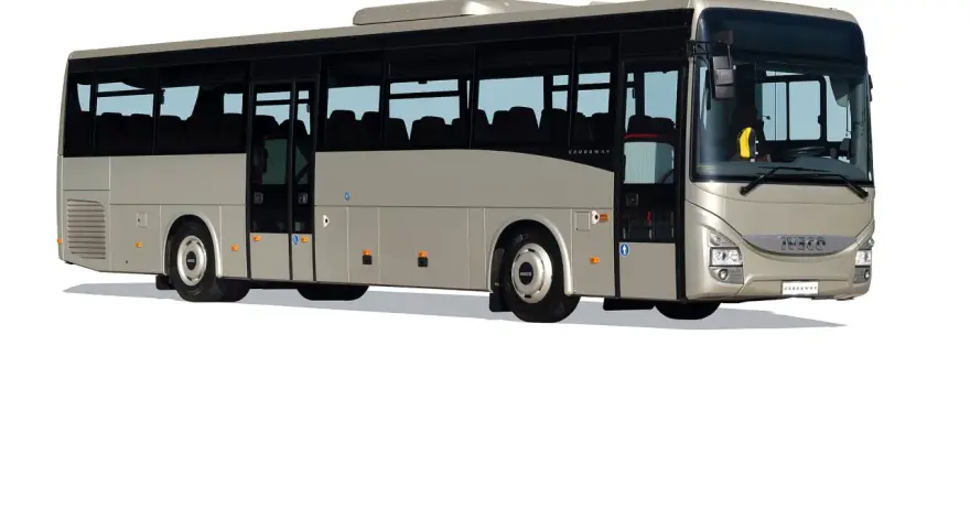 Autobus Iveco Crossway, idéal pour les voyages. Découvrez sa fiche technique.