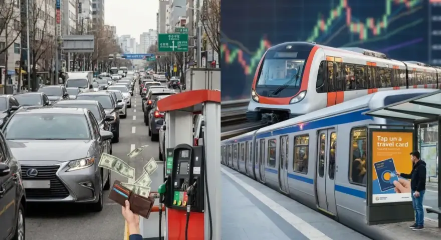 Embouteillages coûteux à la pompe, puis un train moderne. Il est temps de privilégier les transports en commun pour économiser et réduire le stress.
