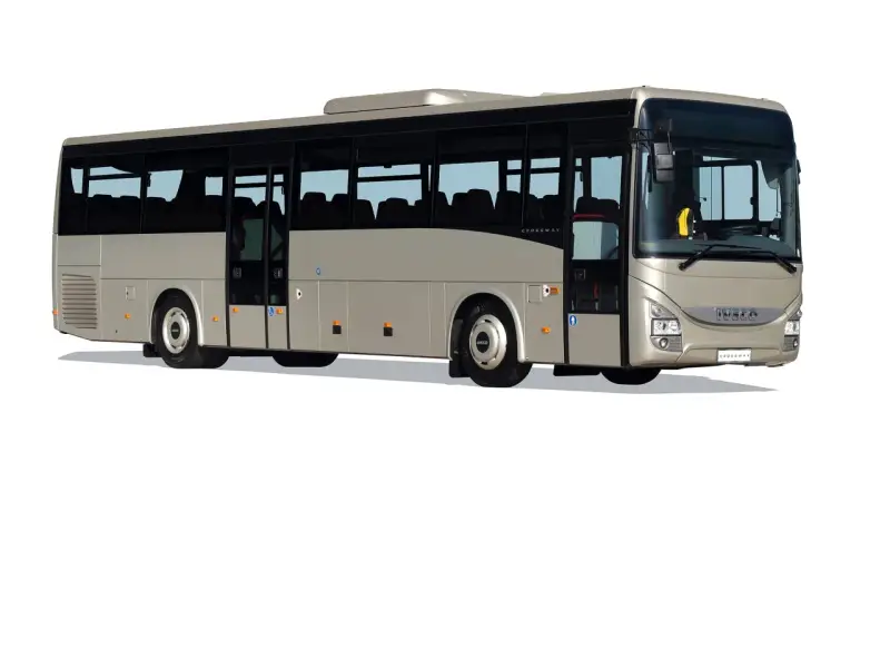 Autobus Iveco Crossway, idéal pour les voyages. Découvrez sa fiche technique.